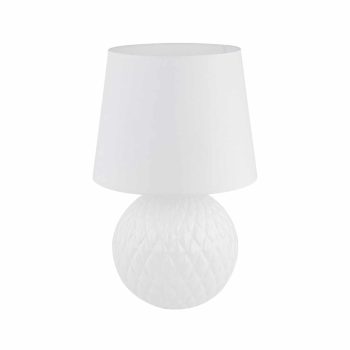 TK LIGHTING TABLE LAMP SANTANA 5593 1XE27 WHITE