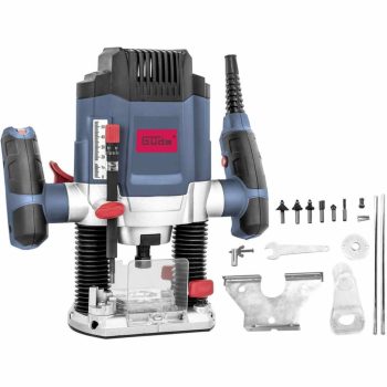   Güde | GÜDE 1200 E felsőmaró 1200 W, kézi felsőmarógép 6-és 8mm-es befogáshoz