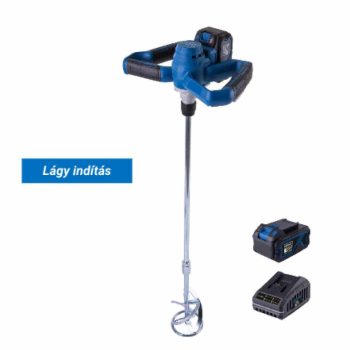   SCHEPPACH akkus keverőgép indukciós motorral, akkuval és töltővel, IXES 20 V, BC-PMX100-X-SET L