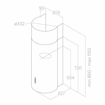 Elica - Páraelszívó STONE IX/A/33