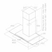Elica - Páraelszívó FLAT GLASS IX/A/90 inox
