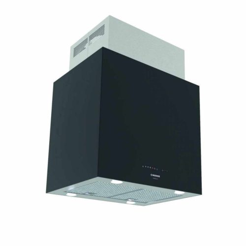 Nodor - Páraelszívó NorBreeze ISLA CUBE GLASS ECO 60 BK/A fekete Hob to Hood
