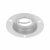 EL-6732 ROUND TRIMLESS DOWNLIGHT GU10 ALUM, WHITE