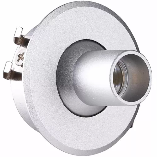 EL-CF03 LED CABINET LIGHT 12V/1W 3000K D39MM, SI.