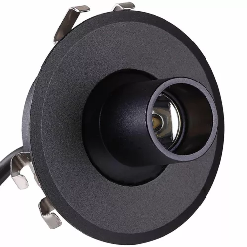 EL-CF03 LED CABINET LIGHT 12V/1W 4000K D39MM, BL.