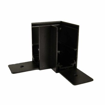 L-CONNECTOR FOR MAGNETIC TRACK RAIL SURFACE MOUNT