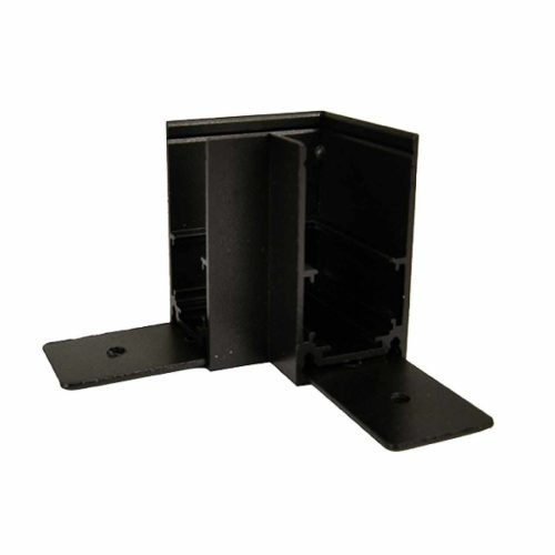 L-CONNECTOR FOR MAGNETIC TRACK RAIL SURFACE MOUNT