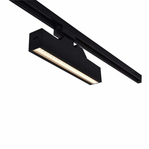 SÍNES LÁMPATEST T30 2-LINES 12W 30&degCCT FEKETE