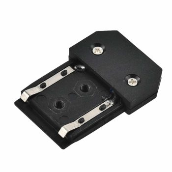 EL-EC 1 COLOUR SERIES END CAP FOR RAIL BLACK