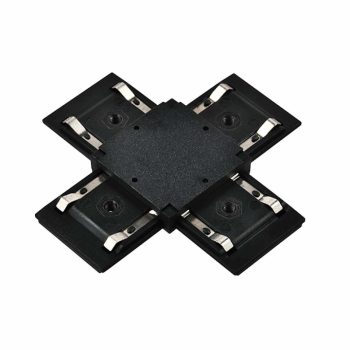 EL-XC 1 COLOUR SERIES X-CONNECTOR FOR RAIL BLACK