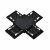 EL-XC 1 COLOUR SERIES X-CONNECTOR FOR RAIL BLACK