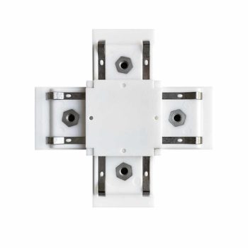 EL-XC 1 COLOUR SERIES X-CONNECTOR FOR RAIL WHITE