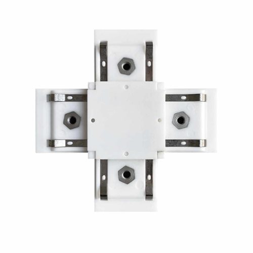 EL-XC 1 COLOUR SERIES X-CONNECTOR FOR RAIL WHITE
