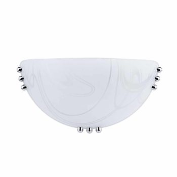 VIRGO FALI LÁMPA 1XE27 FEHÉR D300mm/2 