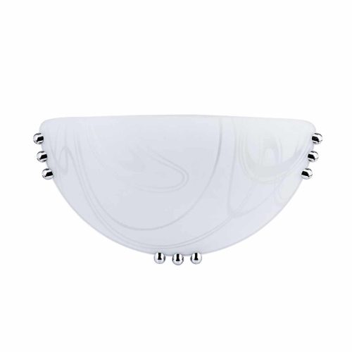 VIRGO FALI LÁMPA 1XE27 FEHÉR D300mm/2 