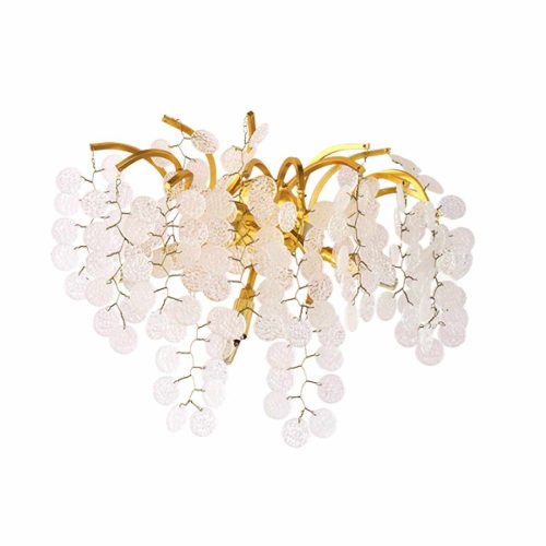 AUSTIN FALI LÁMPA 3XG9 ARANY/KRISTÁLYOK