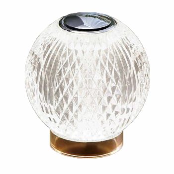 DIAMOND LED TABLE LAMP 2W 3000K DIMMABLE, GOLD