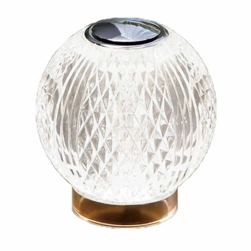 DIAMOND LED TABLE LAMP 2W 3000K DIMMABLE, GOLD