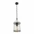 ELMARK | ELIA CHANDELIER 1XE27 MATT BLACK/WHITE