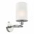 LUKAS FALI LÁMPA 1XE14 FEHÉR/KRÓM