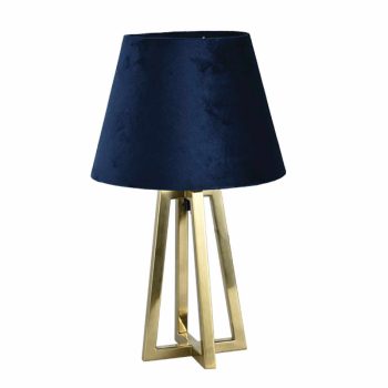 SIENA ASZTALI LÁMPA 1XE27 BRONZ/KÉK