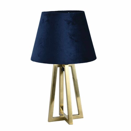 SIENA ASZTALI LÁMPA 1XE27 BRONZ/KÉK