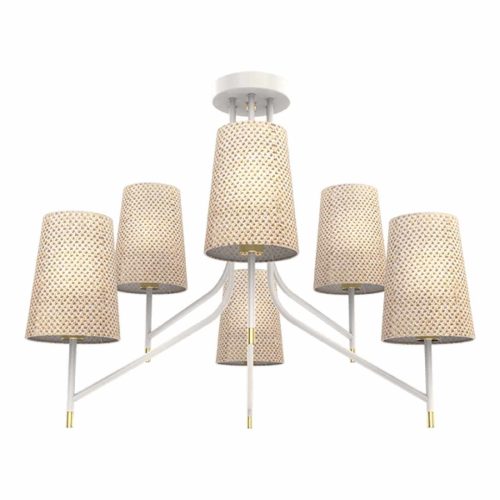 THERA CSILLÁR 6XE14 FEHÉR/KRÓM