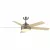 EL-1245 LED CHANDELIER WITH FAN 20W CHROME/WOOD