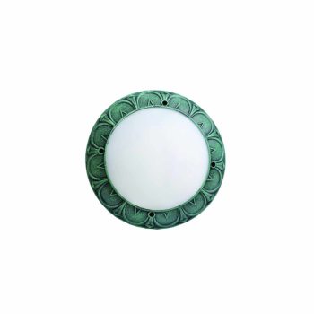 RITA CEILING FIXTURE 1XE27 IP66 ANTIQUE GREEN