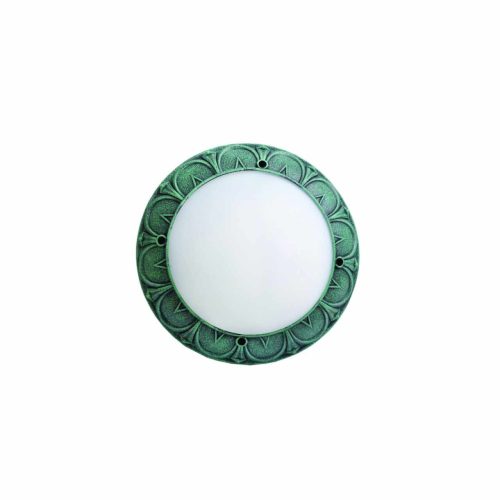 RITA CEILING FIXTURE 1XE27 IP66 ANTIQUE GREEN