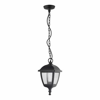 PAUL LANTERN HANGING 1XE27 BLACK IP44
