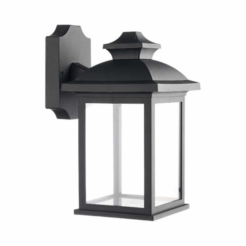 SCOTT LANTERN DOWN 1XE27 BLACK IP44