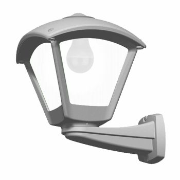 DARIO 250 GARDEN WALL LAMP 1XE27 IP55 GREY