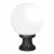 GLOBE 250 OPAL GARDEN FLOOR LAMP 1XE27 IP55 BLACK