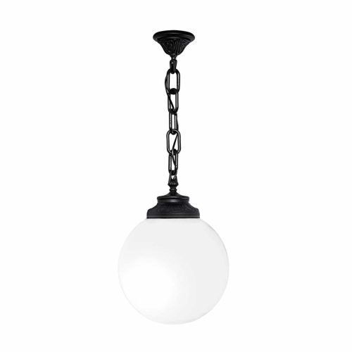 GLOBE 250 OPAL GARDEN HANGING LAMP 1XE27 IP55 BL
