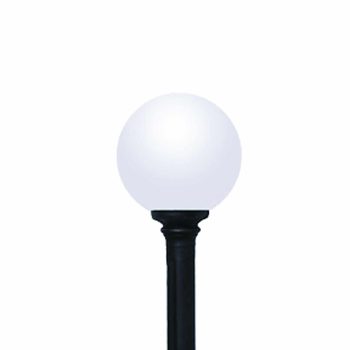 GLOBE 400 POST LIGHT E27 BLACK