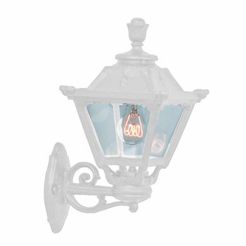 GOLIA WALL LANTERN UPWARD 1XE27 IP55 WHITE
