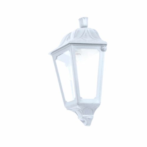 IESSE WALL HALF LANTERN 1XE27 IP55 WHITE