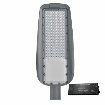   PRAGUE SMD LED UTCAI MEGVILÁGÍTÓ 200W 4000K IP65+SÜRGŐSSÉGI KÉSZLETTEL