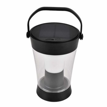 SOLAR GARDEN LAMP 3W IP54, BLACK