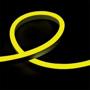 NEON FLEX LED SZALAG 12W/M 24V IP65 SÁRGA