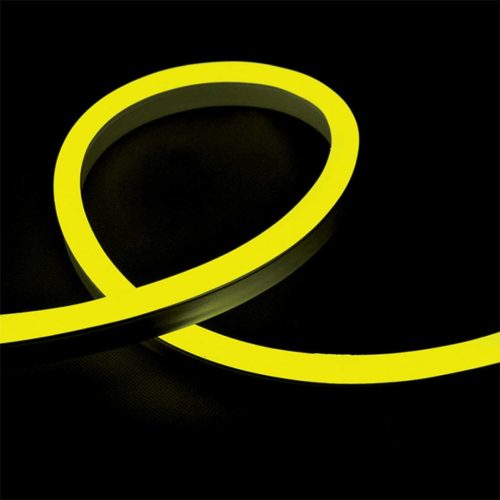 NEON FLEX LED SZALAG 12W/M 24V IP65 SÁRGA