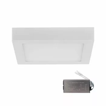   STELLAR LED PANEL SZÖGLETES FEL. 18W 4000K+SÜRGŐSSÉGI KÉSZLETTEL