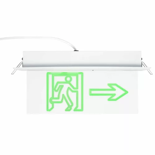 AL3117 LED VÉSZVILÁGÍTÁS MŰANYAGTÁBLA OLDAL NYÍL