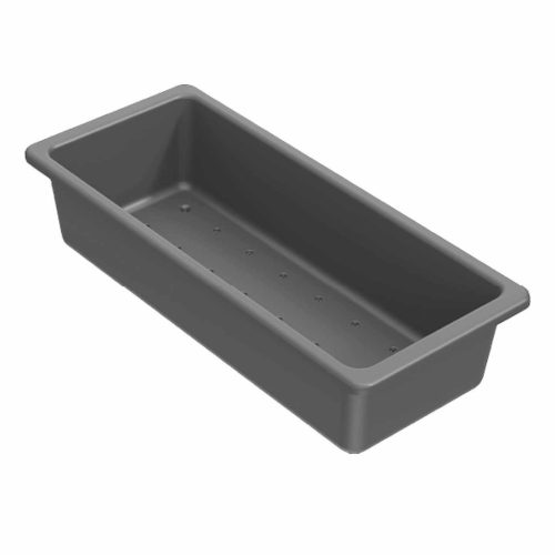 ELLECI- Tárolóedény műanyag 380 szürke