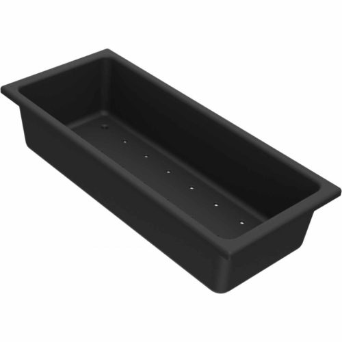 ELLECI- Gyümölcsmosó kosár 378x165x86mm Mixology mosogatóhoz műanyag fekete