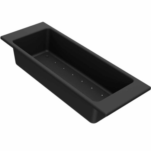 ELLECI- Gyümölcsmosó kosár mosogatóhoz 433x165x86mm  műanyag fekete
