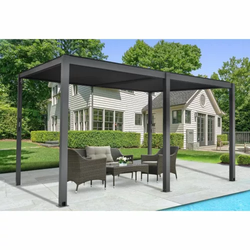 RIWALL PRO bioklimatikus alumínium pergola 4x3 m, antracit, RMBP 13x10 