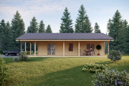 Timber Bremen faház 103 m2, 68 mm