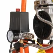 Bisonte SC008-009 direktmeghajtású, csendes, olajmentes kompresszor (8bar 9liter 550W)